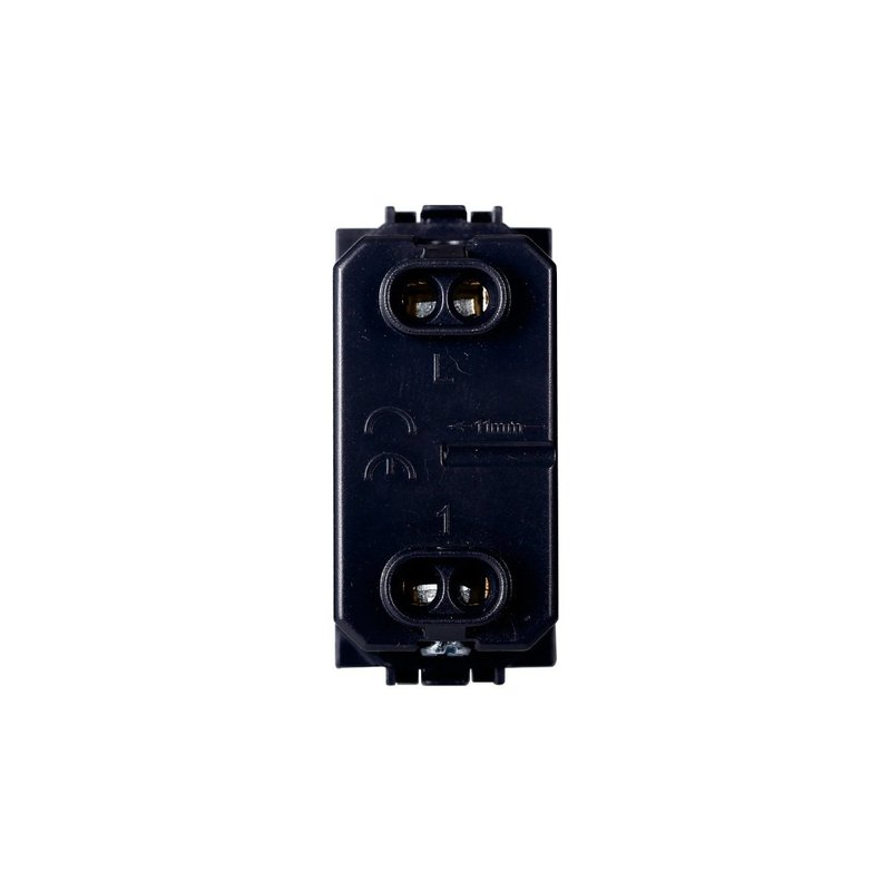 ETTROIT Pulsante Tirante Con Corda 1P 10A Colore Nero Compatibile Con Bticino Living International