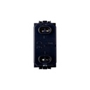ETTROIT Pulsante Tirante Con Corda 1P 10A Colore Nero Compatibile Con Bticino Living International