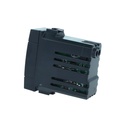 ETTROIT Modulo Presa Caricatore USB 5V 2,1A Colore Nero Compatibile Con Bticino Living International