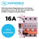 MCB Interruttore Magnetotermico Con Riarmo Automatico, Curva C 3P 3M 10kA AC 400V IP20 GYM9H, 3 Tentativi (10s/60s/300s), Disponibili 16A 20A 25A 32A 40A 63A - GA33916RA