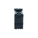 ETTROIT Modulo Presa Caricatore USB 5V 2,1A Colore Nero Compatibile Con Bticino Living International