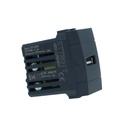 ETTROIT Modulo Presa Caricatore USB 5V 2,1A Colore Nero Compatibile Con Bticino Living International