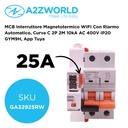 MCB Interruttore Magnetotermico WIFI Con Riarmo Automatico, Curva C 2P 2M 10kA AC 400V IP20 GYM9H, App Tuya, Disponibili 25A 32A 40A 63A - GA32925RW