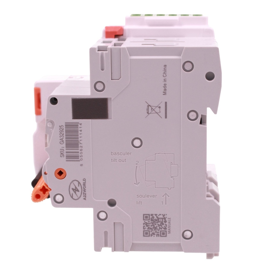 MCB Interruttore Magnetotermico WIFI Con Riarmo Automatico, Curva C 2P 2M 10kA AC 400V IP20 GYM9H, App Tuya, Disponibili 25A 32A 40A 63A - GA32925RW