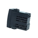 ETTROIT Modulo Presa Caricatore USB 5V 2,1A 2 Porte USB-A Colore Nero Compatibile Con Bticino Living International