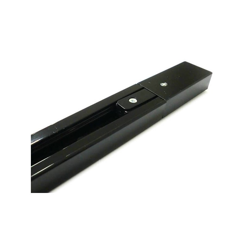 Sistema Binario Guida Da 1 Metro Colore Nero Mono Fase Per Faretti Led A Binario