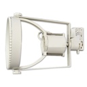Portafaretto Supporto Faro Per Binario Monofase Con Attacco E27 PAR38 Orientabile Spot Colore Bianco SKU-3569