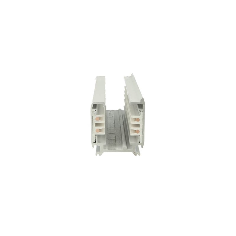Solo Binario Guida Trifase Quadrato Da 3 Metri Colore Bianco Per Controllare 3 Gruppi Di Fari Led Nella Stessa Barra Da Soffitto O A Sospensione