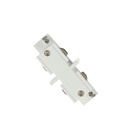 Connettore Giunto Lineare Forma I Colore Bianco Per Barra Sistema Binario Trifase CB40103