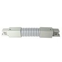 Connettore Giunto Lineare Lungo Forma I Colore Bianco Per Barra Sistema Binario Trifase CB40103