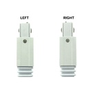 Connettore Giunto Lineare Lungo Forma I Colore Bianco Per Barra Sistema Binario Trifase CB40103