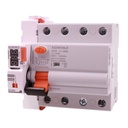 RCCB Interruttore Differenziale Selettivo Con Riarmo Automatico, Tipo A S 500mA/0.5A 3P+N 4M 10kA AC 400V IP20 Elettromeccanico IEC61008-1 GYL9, Corrente Disponibili 63A 100A - GC84599RA