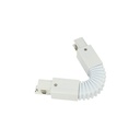 Connettore Giunto Curvabile Forma L Colore Bianco Per Barra Sistema Binario Trifase CB40103