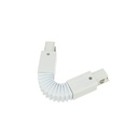 Connettore Giunto Curvabile Forma L Colore Bianco Per Barra Sistema Binario Trifase CB40103