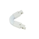 Connettore Giunto Curvabile Forma L Colore Bianco Per Barra Sistema Binario Trifase CB40103