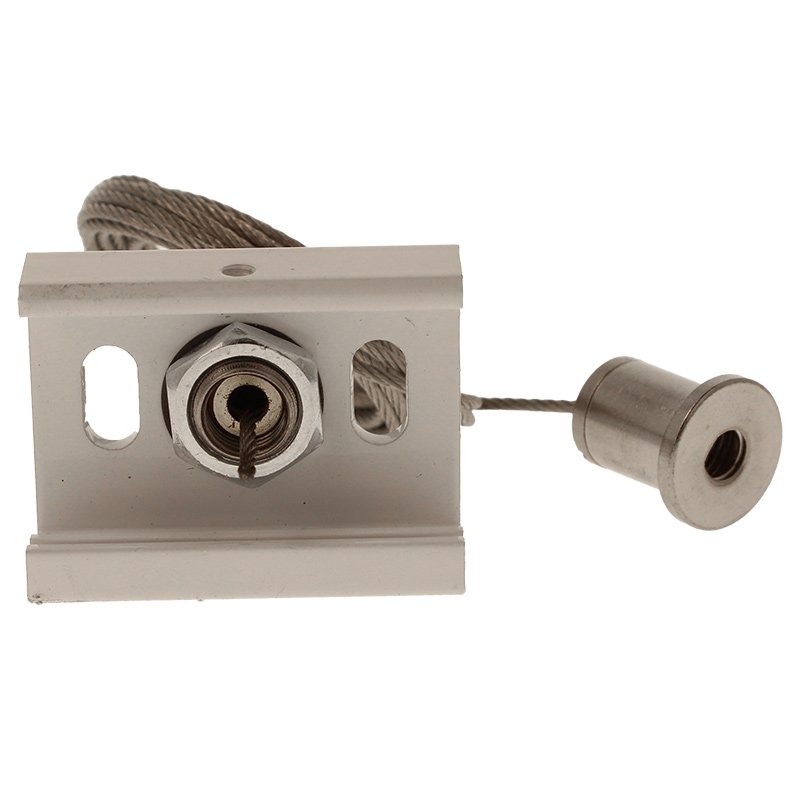 Kit Cavo Sospensione Per Binario Trifase Colore Bianco Filo Da 150cm Per Un Lato CB40103