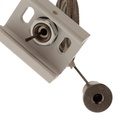 Kit Cavo Sospensione Per Binario Trifase Colore Bianco Filo Da 150cm Per Un Lato CB40103