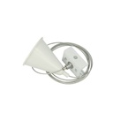 Kit Cavo Sospensione Per Binario Trifase Colore Bianco Filo Da 150cm Per Un Lato CB40103