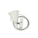 Kit Cavo Sospensione Per Binario Trifase Colore Bianco Filo Da 150cm Per Un Lato CB40103