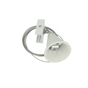 Kit Cavo Sospensione Per Binario Trifase Colore Bianco Filo Da 150cm Per Un Lato CB40103