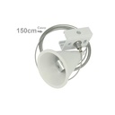 Kit Cavo Sospensione Per Binario Trifase Colore Bianco Filo Da 150cm Per Un Lato CB40103