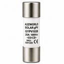 10 Pezzi Fusibili DC 1000V D10X38mm Per Fotovoltaico IP20 IEC60269, Disponibili 15A 20A 25A 30A - GI41325
