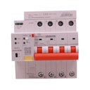 Interruttore Differenziale Magnetotermico Connesso, RCBO WiFi 3P+N con Riarmo Automatico e Display, Tipo A Curva C 30-500mA Regolabile Icu 10kA, 380V 6M, App Tuya con Misure: Corrente Residua, Intensità, Potenza, Tensione, Temperatura, Consumo GYRC-ZN02L - GS24932