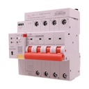 Interruttore Differenziale Magnetotermico Connesso, RCBO WiFi 3P+N con Riarmo Automatico e Display, Tipo A Curva C 30-500mA Regolabile Icu 10kA, 380V 6M, App Tuya con Misure: Corrente Residua, Intensità, Potenza, Tensione, Temperatura, Consumo GYRC-ZN02L - GS24932