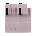 Interruttore Differenziale Magnetotermico Connesso, RCBO WiFi 3P+N con Riarmo Automatico e Display, Tipo A Curva C 30-500mA Regolabile Icu 10kA, 380V 6M, App Tuya con Misure: Corrente Residua, Intensità, Potenza, Tensione, Temperatura, Consumo GYRC-ZN02L - GS24932