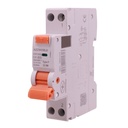 RCBO Interruttore Magnetotermico Differenziale Tipo F Slim 1 Modulo DIN, Curva C 1P+N 6000A 30mA AC 230V IP20, Corrente Disponibili 6A 10A 16A 20A 25A 32A 40A - GB91310