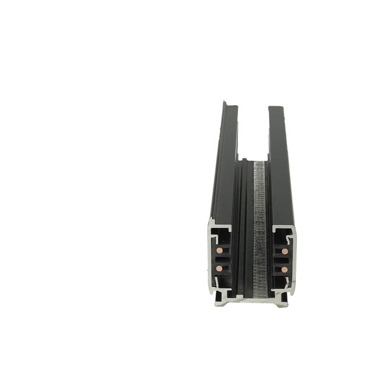 Solo Binario Guida Trifase Quadrato Da 3 Metri Colore Nero Per Controllare 3 Gruppi Di Fari Led Nella Stessa Barra Da Soffitto O A Sospensione