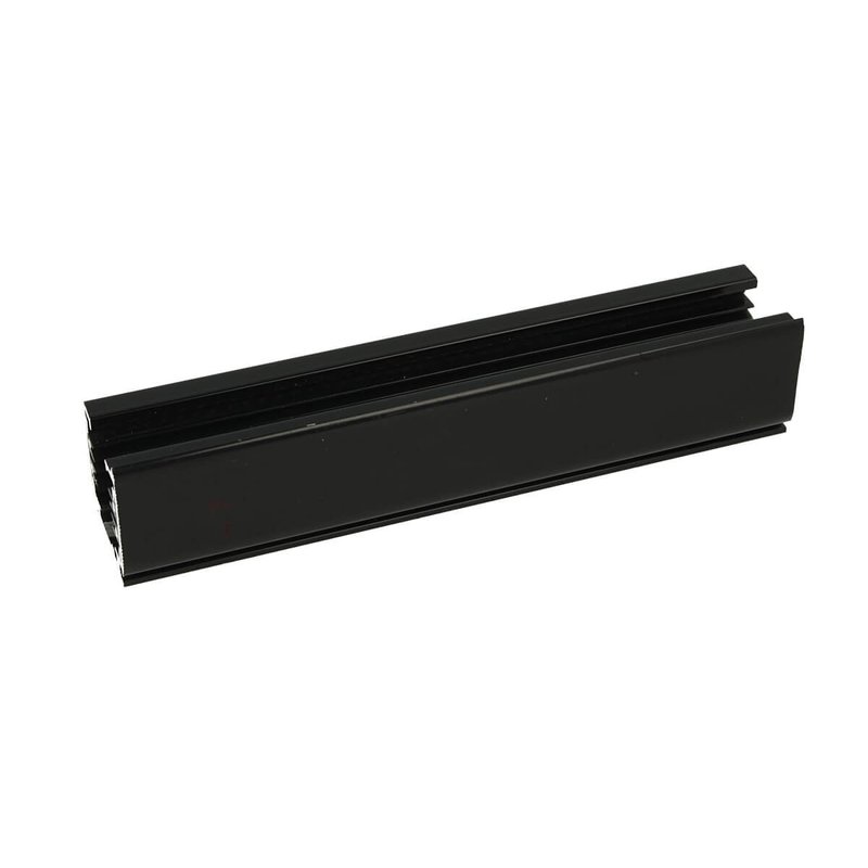 Solo Binario Guida Trifase Quadrato Da 3 Metri Colore Nero Per Controllare 3 Gruppi Di Fari Led Nella Stessa Barra Da Soffitto O A Sospensione
