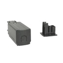 Kit Connettore Alimentazione Sinistra + Terminale Chiusura Colore Nero Per Binario Guida Trifase CB40203