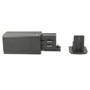 Kit Connettore Alimentazione Sinistra + Terminale Chiusura Colore Nero Per Binario Guida Trifase CB40203