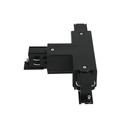 Connettore Giunto Forma T Sinistro Colore Nero Per Barra Sistema Binario Trifase CB40203