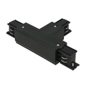 Connettore Giunto Forma T Sinistro Colore Nero Per Barra Sistema Binario Trifase CB40203