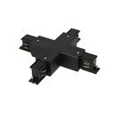 Connettore Giunto Forma X Colore Nero Per Barra Sistema Binario Trifase CB40203