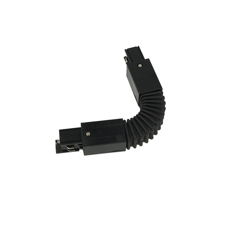 Connettore Giunto Curvabile Forma L Colore Nero Per Barra Sistema Binario Trifase CB40203