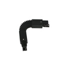 Connettore Giunto Curvabile Forma L Colore Nero Per Barra Sistema Binario Trifase CB40203