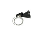 Kit Cavo Sospensione Per Binario Trifase Colore Nero Filo Da 150cm Per Un Lato CB40203