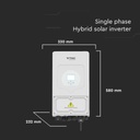 Inverter Fotovoltaico Deye Trifase Ibrido On-Grid/Off-Grid 10kW CEI 0-21 con Schermo LCD Touch a Colori, Smart Meter Integrato, WiFi e TA Inclusi Garanzia 10 Anni IP65 SKU-11542
