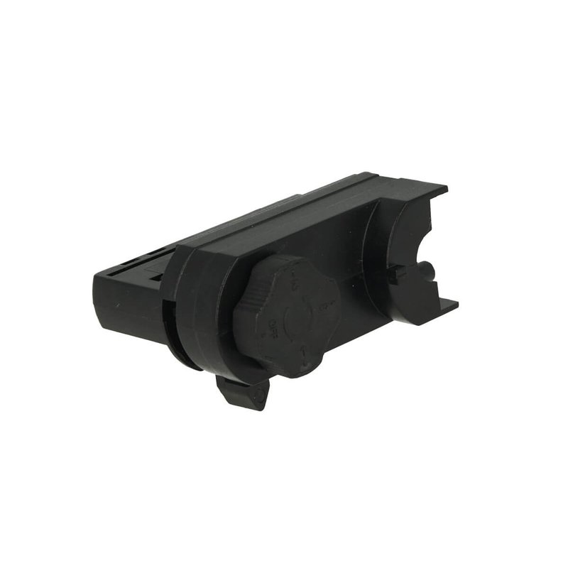 Testa Alimentazione Del Faro Led Colore Nero Con Morsetti Per Binario Trifase CB40203