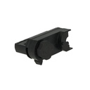 Testa Alimentazione Del Faro Led Colore Nero Con Morsetti Per Binario Trifase CB40203