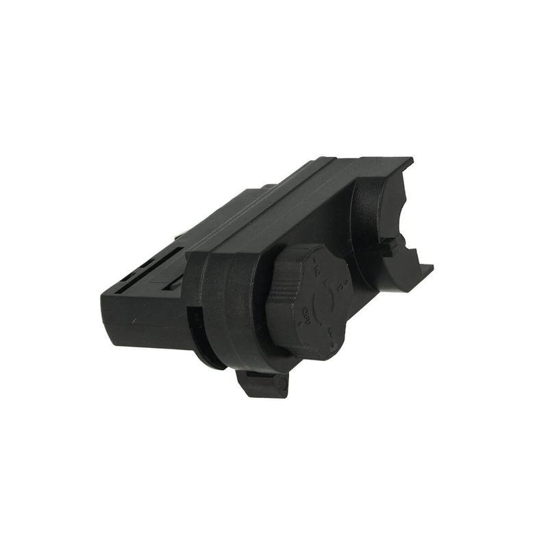 Testa Alimentazione Del Faro Led Colore Nero Con Morsetti Per Binario Trifase CB40203