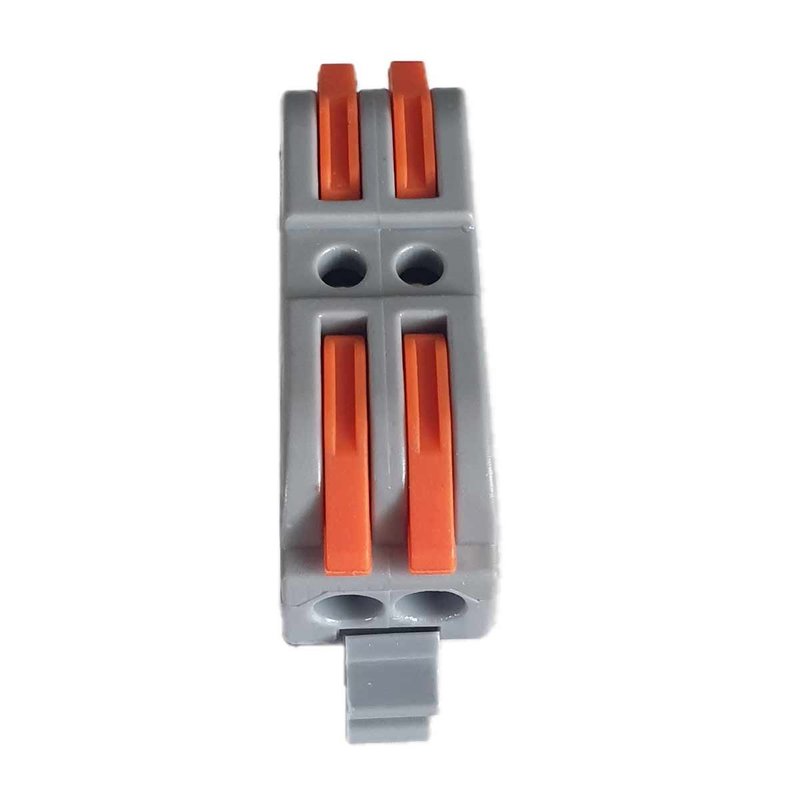 10 Connettori Veloce da Guida DIN Morsettiera Leva Cavo Connettore Bilaterale 2P 3P 5P 10P - XY2402X