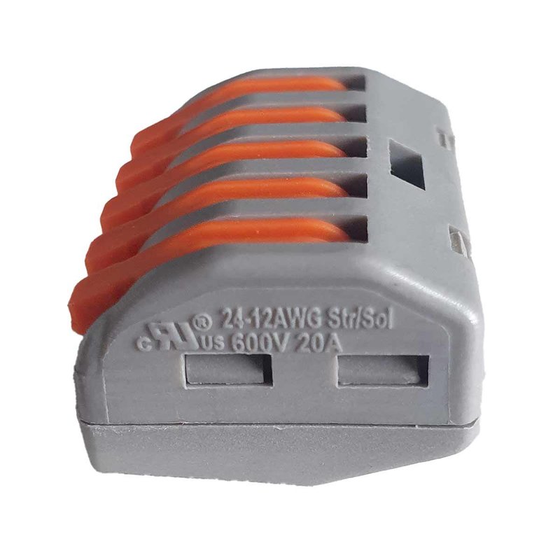 10 Morsetti A Molla Con Connettori Terminali Conduttore Per Cavi Fili Elettrici Riutilizabile Elevata Sicurezza 2P 3P 4P 5P 8P - XY1115X