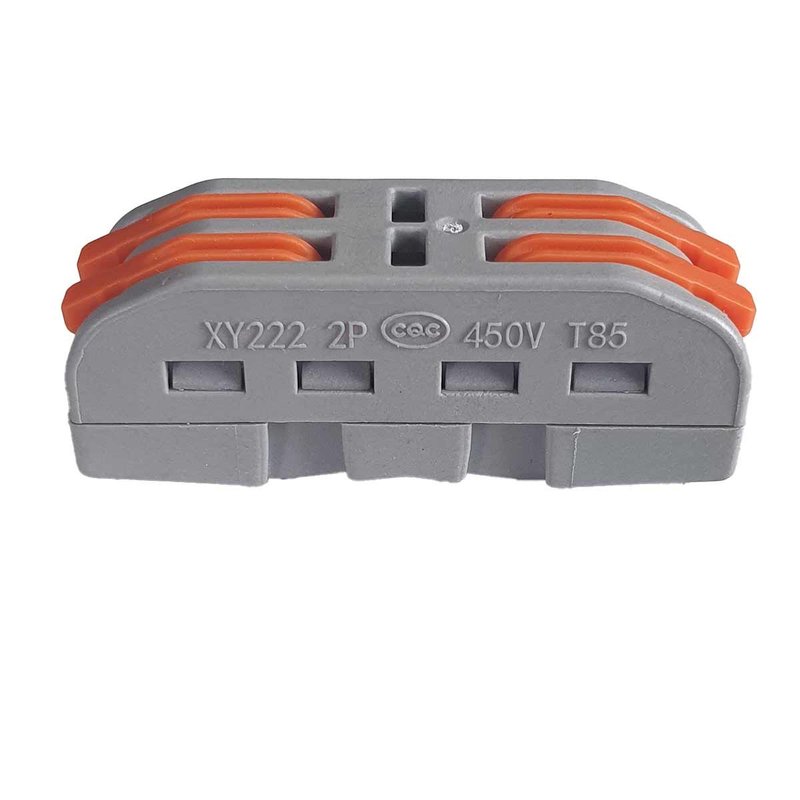 10 Morsetti Elettrici Rapidi con Leva Connettori Compatti per Fili Elettrici 1P 2P 3P - XY2222X