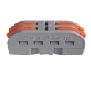 10 Morsetti Elettrici Rapidi con Leva Connettori Compatti per Fili Elettrici 1P 2P 3P - XY2222X