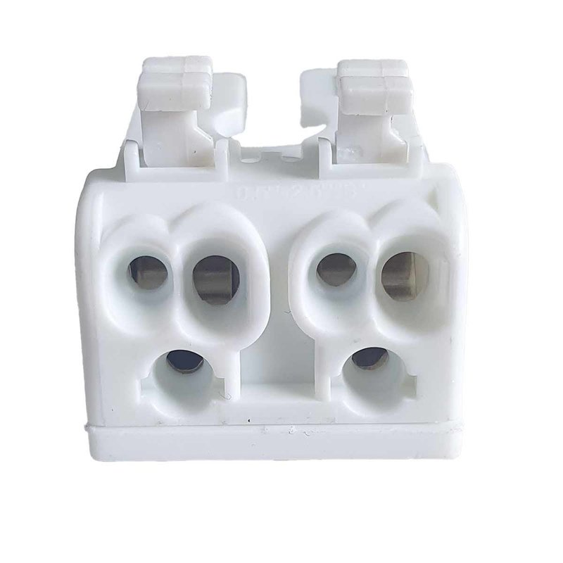 10 Morsetti a Molla Rapidi Doppio Click Bianco per Cavi e Morsettiera a Vite 2P 3P 4P 5P - XY2022X