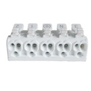10 Morsetti a Molla Rapidi Doppio Click Bianco per Cavi e Morsettiera a Vite 2P 3P 4P 5P - XY2025X
